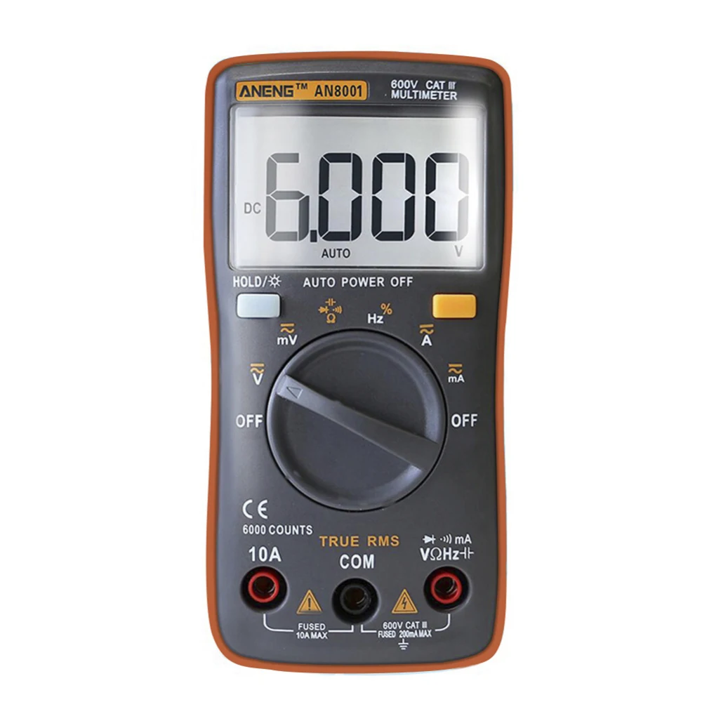 AN8001 professional Digital capacitor tester Multi-meter 6000 counts esr meter richmeters voltage current clamp be true leads
AN8001 professional Digital capacitor tester Multi-meter 6000 counts esr meter richmeters voltage current clamp be true leads