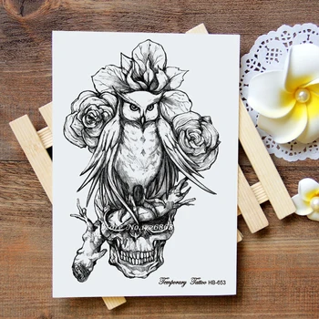 Waterproof Temporary Tattoos Stickers Owl Arm Tattoo Flash Water Transfer Tattoos fake tattoos for women men #653
Waterproof Temporary Tattoos Stickers Owl Arm Tattoo Flash Water Transfer Tattoos fake tattoos for women men #653