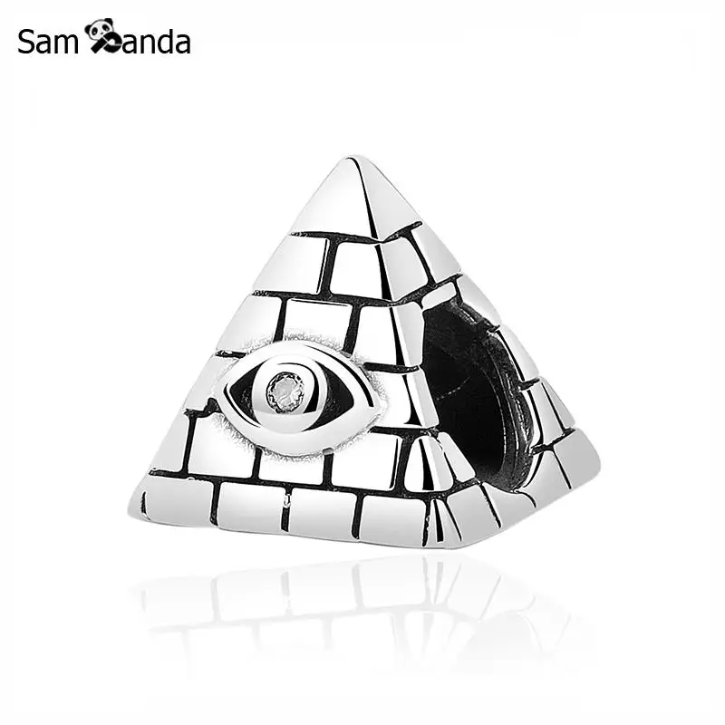 New Original 925 Sterling Silver Beads Charm Egypt Pyramid Fit Pandora Bracelet Women DIY Jewellry Making Gift
New Original 925 Sterling Silver Beads Charm Egypt Pyramid Fit Pandora Bracelet Women DIY Jewellry Making Gift