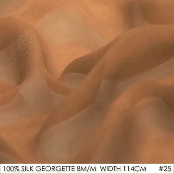 100% SILK GEORGETTE 8 m/m Width-114 cm/100% Natural Pure Silk Chiffon Brocade Wedding Dress Fabric Supplier Coffee NO 25
100% SILK GEORGETTE 8 m/m Width-114 cm/100% Natural Pure Silk Chiffon Brocade Wedding Dress Fabric Supplier Coffee NO 25