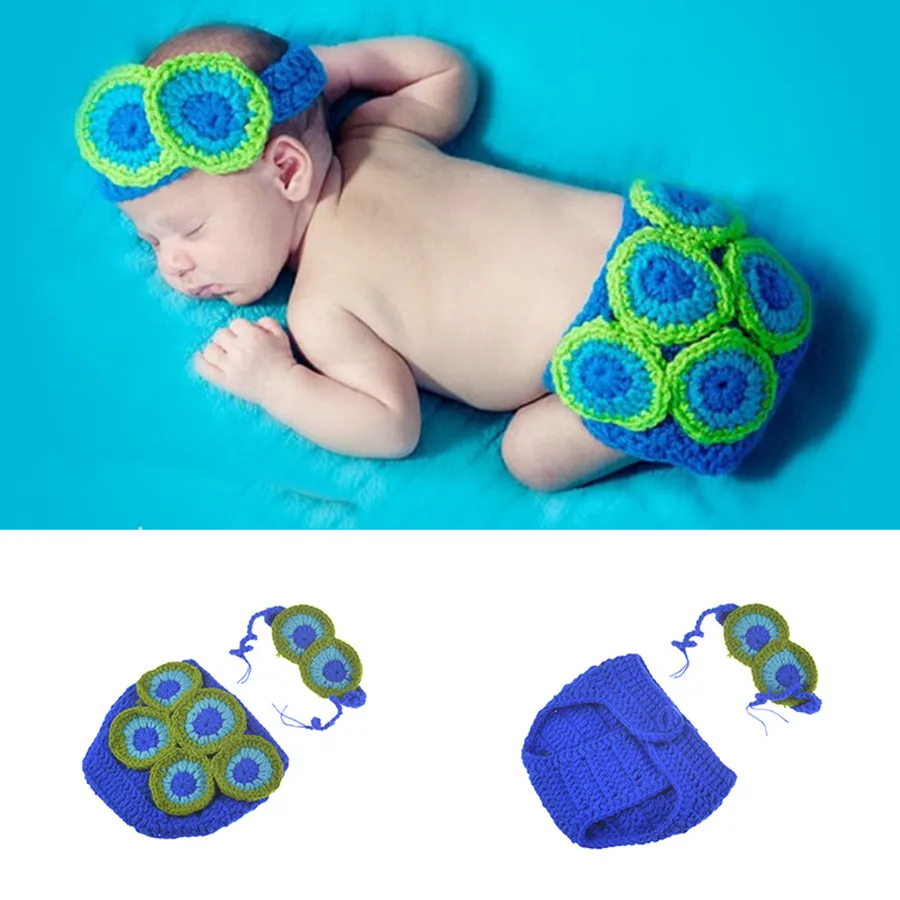 Peacock Baby Crochet Knit Costume Newborn Handmade Headband Infant Diaper Cover Studio Photography Photo Props Baby Shower Gift
Peacock Baby Crochet Knit Costume Newborn Handmade Headband Infant Diaper Cover Studio Photography Photo Props Baby Shower Gift