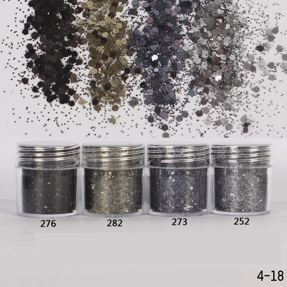 1 Box Ash Black Color Nail Glitter Dust Fine Mix 3D Nail Sequins Acrylic Glitter Powder Large Nail Art Tips Decoration 10ml
1 Box Ash Black Color Nail Glitter Dust Fine Mix 3D Nail Sequins Acrylic Glitter Powder Large Nail Art Tips Decoration 10ml