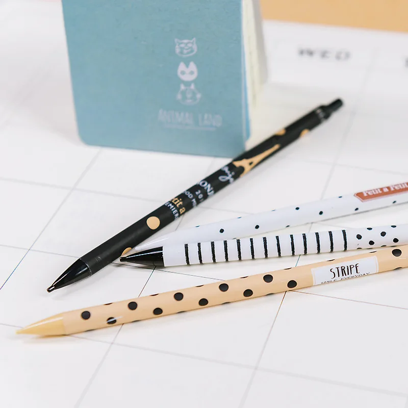 4 pcs/lot Cute Kawaii 0.5mm Plastic Mechanical Pencil Lovely Dots Tower Automatic Pen for Studnet Kids School Stationery Supply
4 pcs/lot Cute Kawaii 0.5mm Plastic Mechanical Pencil Lovely Dots Tower Automatic Pen for Studnet Kids School Stationery Supply