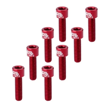 8 Count M5x17mm Bike Headset Bolt MTB Road Cycling Alloy Stem Screw Replacement Accessories Red
8 Count M5x17mm Bike Headset Bolt MTB Road Cycling Alloy Stem Screw Replacement Accessories Red