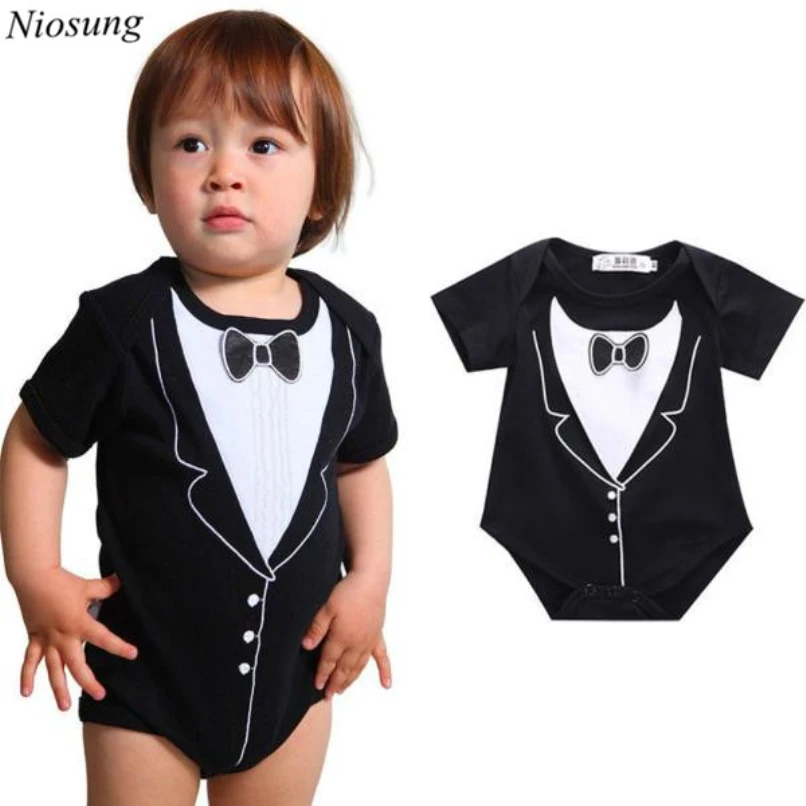 Niosung Newborn Infant Baby Boys Short Sleeve Bow Tie Printing Romper Jumpsuit Clothes Outfits Kids Clothes Design Toddler 9-2
Niosung Newborn Infant Baby Boys Short Sleeve Bow Tie Printing Romper Jumpsuit Clothes Outfits Kids Clothes Design Toddler 9-2