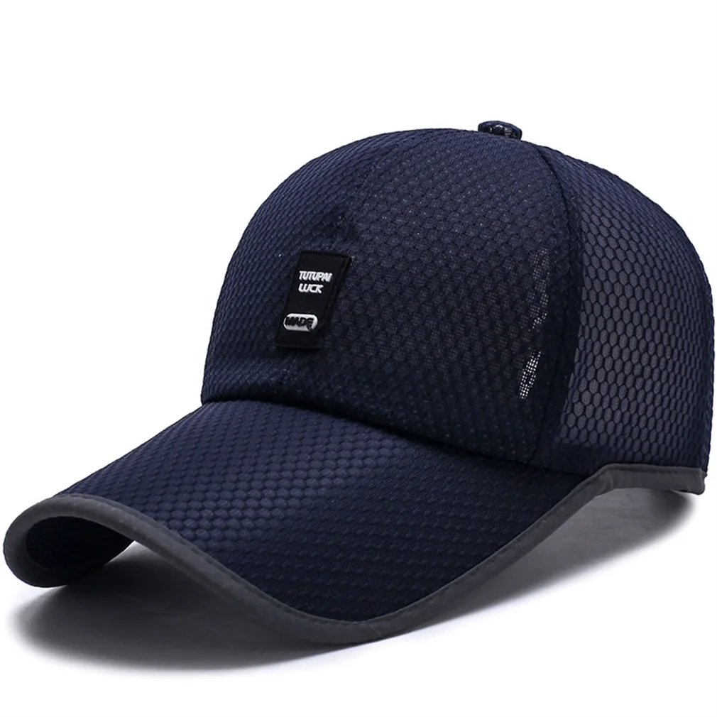 Summer Men's Mesh cap visor baseball Cap Polyester Fiber Solid Color Sun Shade Cap Male Breathable health Cool Hat
Summer Men's Mesh cap visor baseball Cap Polyester Fiber Solid Color Sun Shade Cap Male Breathable health Cool Hat