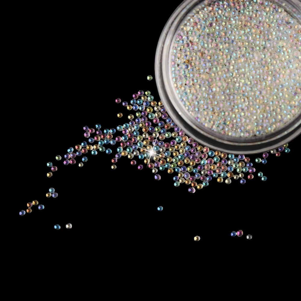 1 Box Fashion 0.6mm AB Crystal Glass Caviar Beads Tiny 3D Micro Mermaid Nails Art Manicure Decoration Tips Tools
1 Box Fashion 0.6mm AB Crystal Glass Caviar Beads Tiny 3D Micro Mermaid Nails Art Manicure Decoration Tips Tools