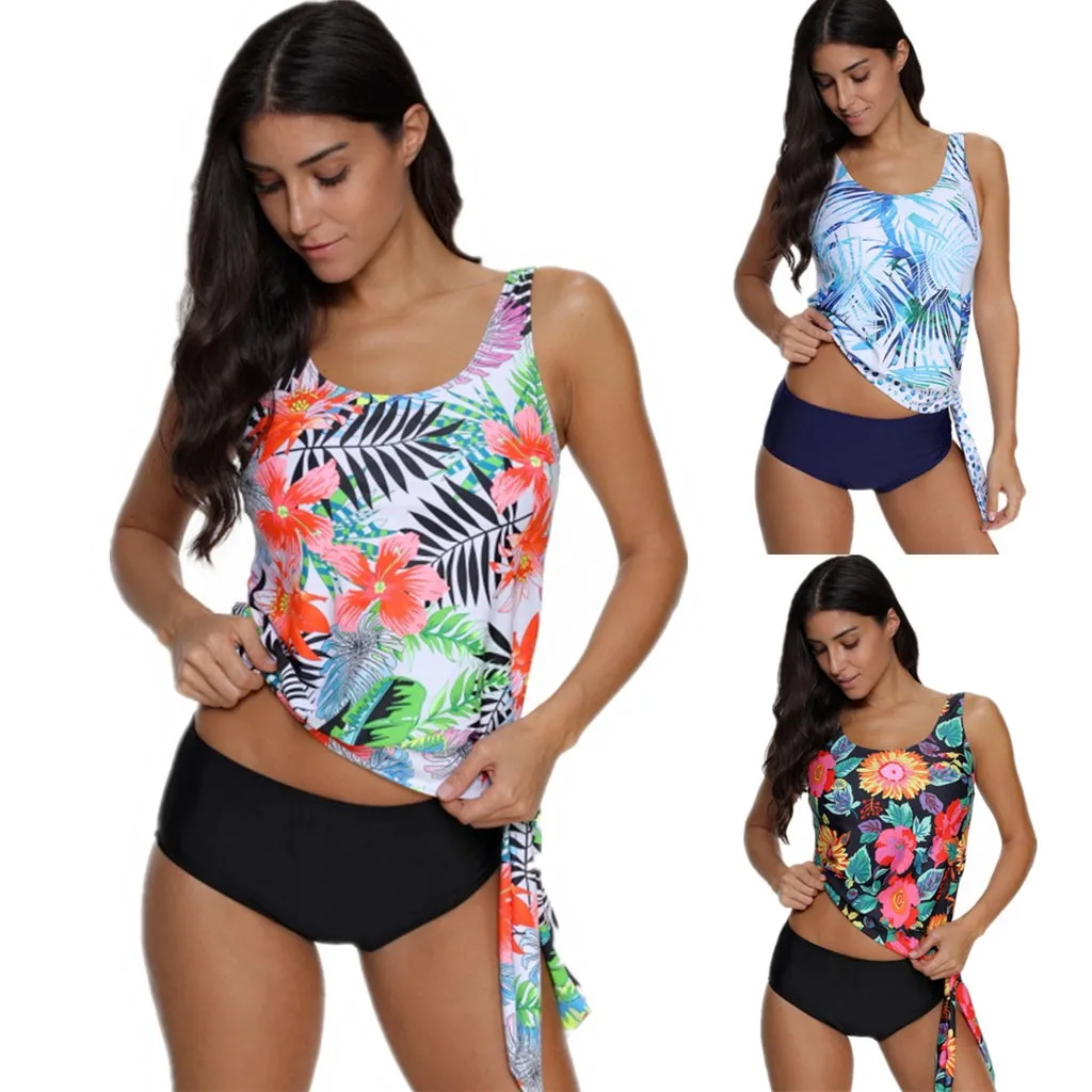 Women's Swimming Suit Sexy Bikini Swimsuit 2019 Women Floral Print Swimwear Two Piece Bandage Tankini Asymmetric Swimdress
Women's Swimming Suit Sexy Bikini Swimsuit 2019 Women Floral Print Swimwear Two Piece Bandage Tankini Asymmetric Swimdress