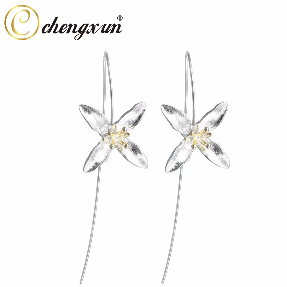 CHENGXUN 1 Pair Flower Golden Stamen Dangle Drop Threader Earrings for Women Girls Earrings Fashion Jewelry
CHENGXUN 1 Pair Flower Golden Stamen Dangle Drop Threader Earrings for Women Girls Earrings Fashion Jewelry