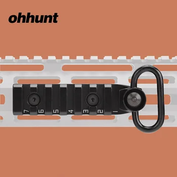 ohhunt M-LOK Handguard Rail Section Picatinny Weaver Rail Mounts Set 1 Slots 7 Slots with Qucik Detachable Sling Swivel
ohhunt M-LOK Handguard Rail Section Picatinny Weaver Rail Mounts Set 1 Slots 7 Slots with Qucik Detachable Sling Swivel