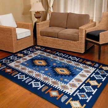 Mediterranean Style Rug Linter Bed Bedroom Stylish Living Room Sofa Tea Table Anti-skid Carpet
Mediterranean Style Rug Linter Bed Bedroom Stylish Living Room Sofa Tea Table Anti-skid Carpet