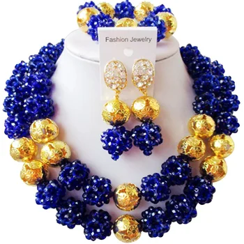 Fashion Royal Blue African Anniversary Women Crystal Necklace Earrings Bracelet Sets 2C-SJJS-21
Fashion Royal Blue African Anniversary Women Crystal Necklace Earrings Bracelet Sets 2C-SJJS-21