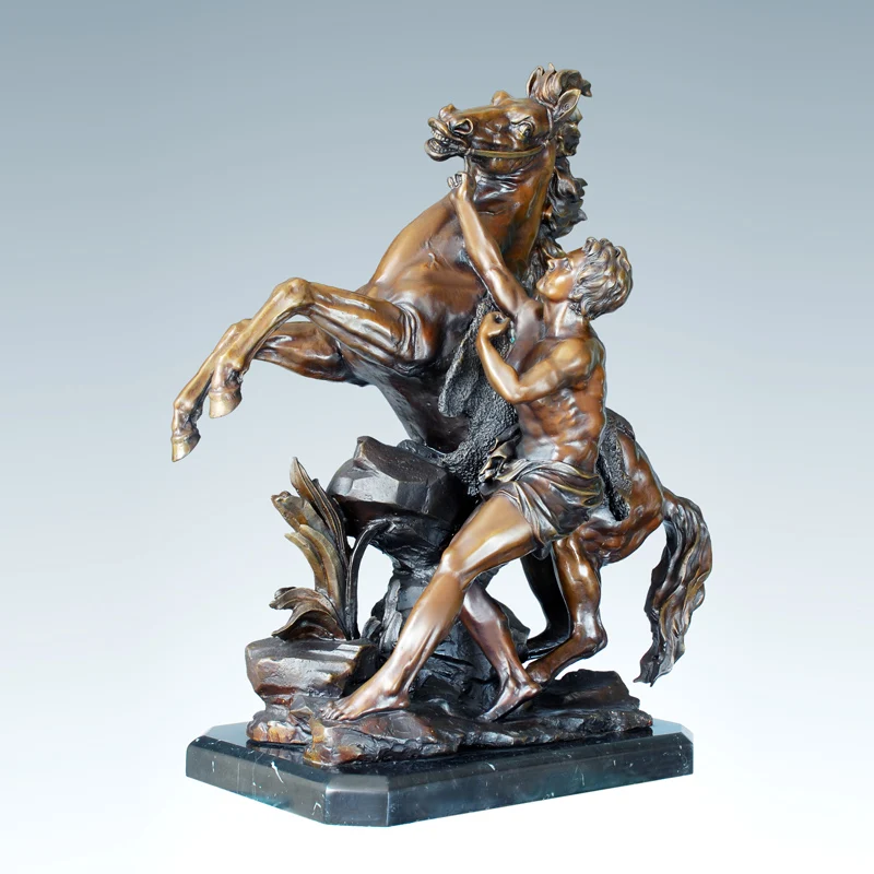 ATLIE Bronze Large Statue Sculpture Horse trainer Gifts collector Villa Home Decoration
ATLIE Bronze Large Statue Sculpture Horse trainer Gifts collector Villa Home Decoration