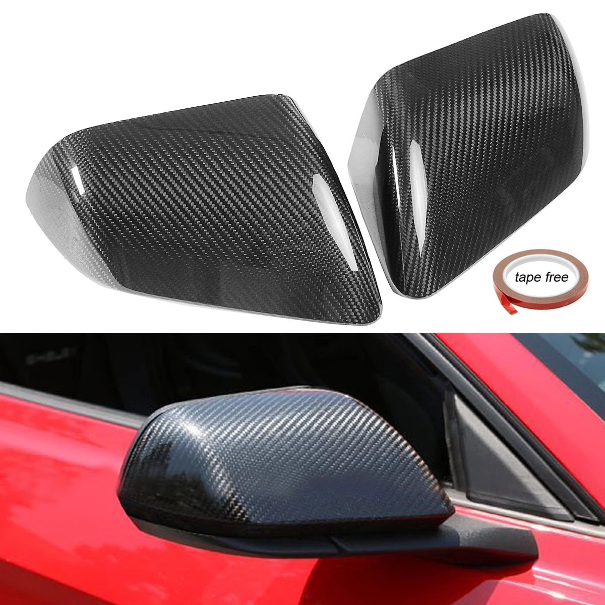 Autoleader Carbon Fiber Side Mirror Covers caps Replacement Shell for Ford for Mustang GT 2015-2017 W/O LED Signal
Autoleader Carbon Fiber Side Mirror Covers caps Replacement Shell for Ford for Mustang GT 2015-2017 W/O LED Signal
