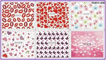 6 PACK/ LOT WATER DECAL NAIL ART NAIL TRANSFER STICKER FULL COVER BUTTERFLY KISS SWEET HEART LOVE VALENTINE YU411-416
6 PACK/ LOT WATER DECAL NAIL ART NAIL TRANSFER STICKER FULL COVER BUTTERFLY KISS SWEET HEART LOVE VALENTINE YU411-416