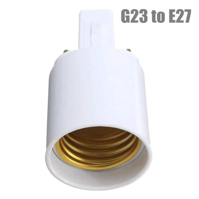 G23 To E27 Converter CFL LED Halogen Light Bulb Lamp Adapter Base Socket 110-240V High Temperature Resistant
G23 To E27 Converter CFL LED Halogen Light Bulb Lamp Adapter Base Socket 110-240V High Temperature Resistant