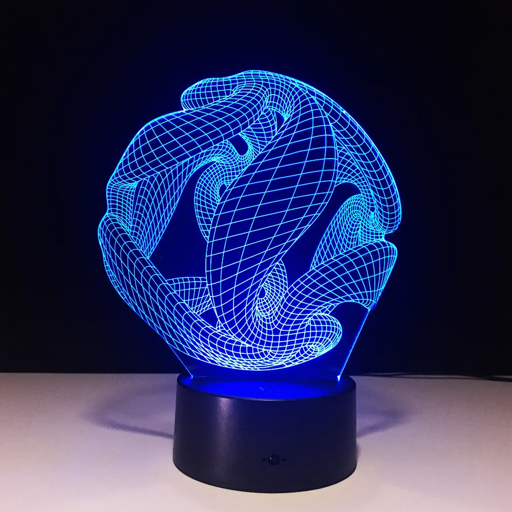 Novelty Acrylic 3D Lamp USB Night Light Abstract Pattern Color Changeable Desk Lamps Creative Gifts or Home Decorative Lighting
Novelty Acrylic 3D Lamp USB Night Light Abstract Pattern Color Changeable Desk Lamps Creative Gifts or Home Decorative Lighting