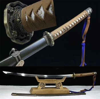 Japanese 98/Type Military Sword Samurai Katana Sharp Clay Tempered T10 Steel Sharp Blade Can Cut Bamboo
Japanese 98/Type Military Sword Samurai Katana Sharp Clay Tempered T10 Steel Sharp Blade Can Cut Bamboo