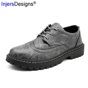 New Arrival Low Top Martin Shoes Men Lace-Up Casual Leather Shoes Fashion Bullock Carved Tooling Shoes Size 39-44 Zapatos Hombre
New Arrival Low Top Martin Shoes Men Lace-Up Casual Leather Shoes Fashion Bullock Carved Tooling Shoes Size 39-44 Zapatos Hombre