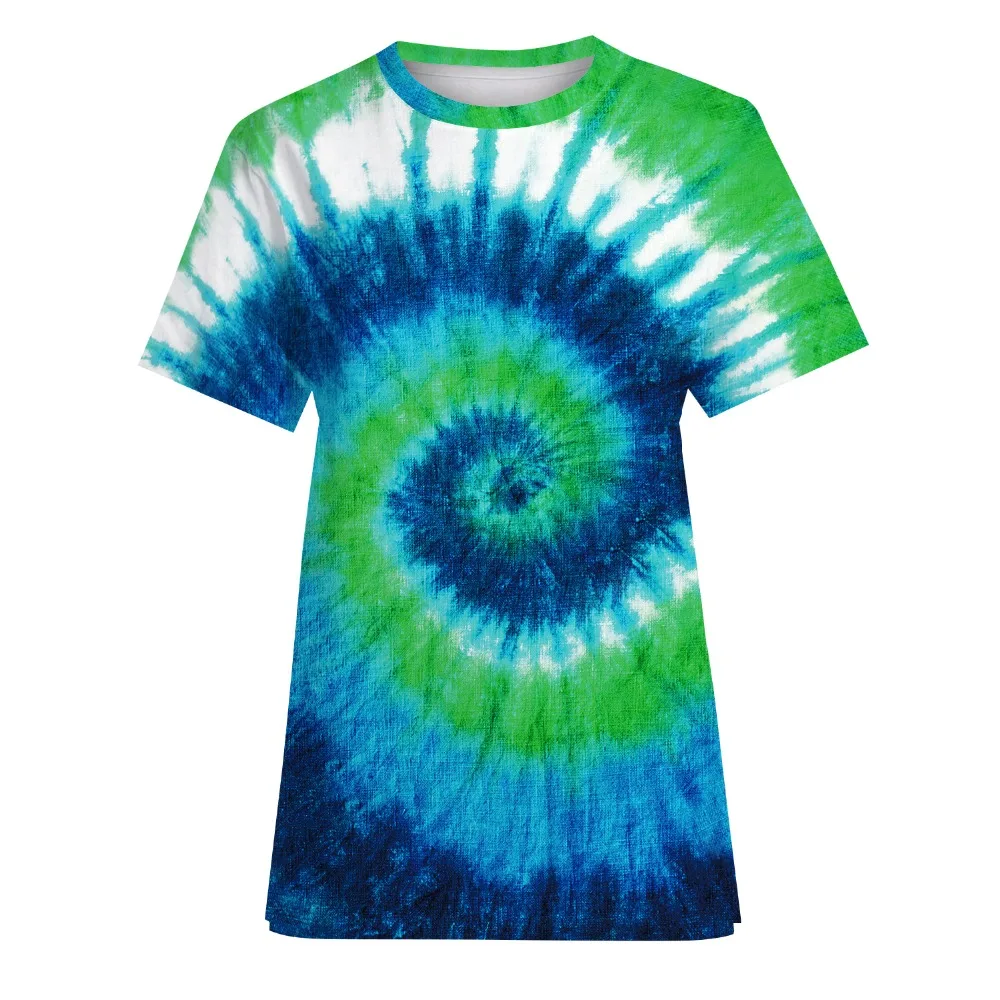 Women Men Stylish colorful T shirt short sleeve Elegant o neck Tie dye tees casual female Male stylish Chic tops
Women Men Stylish colorful T shirt short sleeve Elegant o neck Tie dye tees casual female Male stylish Chic tops