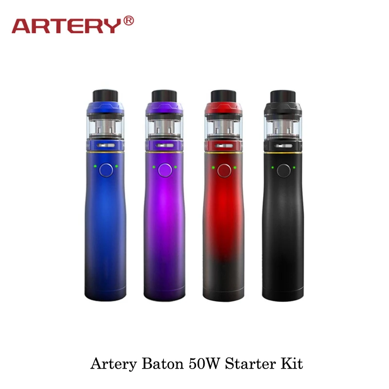 Electronic Cigarettes Artery Baton 50W Starter Kit Powered By Single 21700 /20700/18650 Battery 3ml Mesh Coil Vape Vaporizer Kit
Electronic Cigarettes Artery Baton 50W Starter Kit Powered By Single 21700 /20700/18650 Battery 3ml Mesh Coil Vape Vaporizer Kit