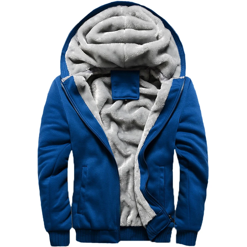 2019 New Fleece Hoodies Men Winter Warm Mens Hooded Jackets Solid Color Outwear Homme Sportswear Thick Wool Sweatshirt Plus Size 
2019 New Fleece Hoodies Men Winter Warm Mens Hooded Jackets Solid Color Outwear Homme Sportswear Thick Wool Sweatshirt Plus Size