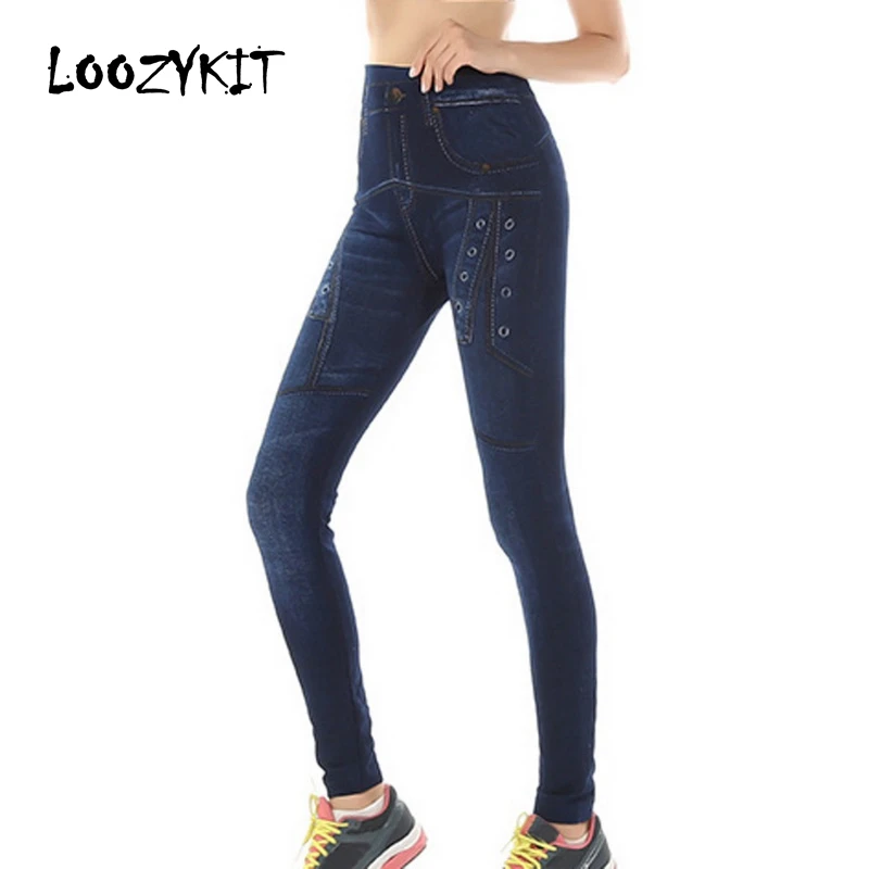 Loozykit Sport Leggings Women Fitness Pencil Pants High Waist Yoga Pants Stretchy Slim Imitation Jeans Running Sportswear S-3XL
Loozykit Sport Leggings Women Fitness Pencil Pants High Waist Yoga Pants Stretchy Slim Imitation Jeans Running Sportswear S-3XL