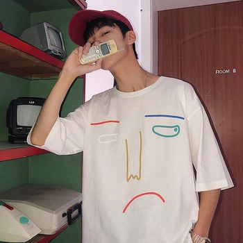 2019 Spring And Summer New Pattern Printingcreative Tide Korean Version Loose Comfortable Harajuku Cotton Casual TrousersT-shirt
2019 Spring And Summer New Pattern Printingcreative Tide Korean Version Loose Comfortable Harajuku Cotton Casual TrousersT-shirt
