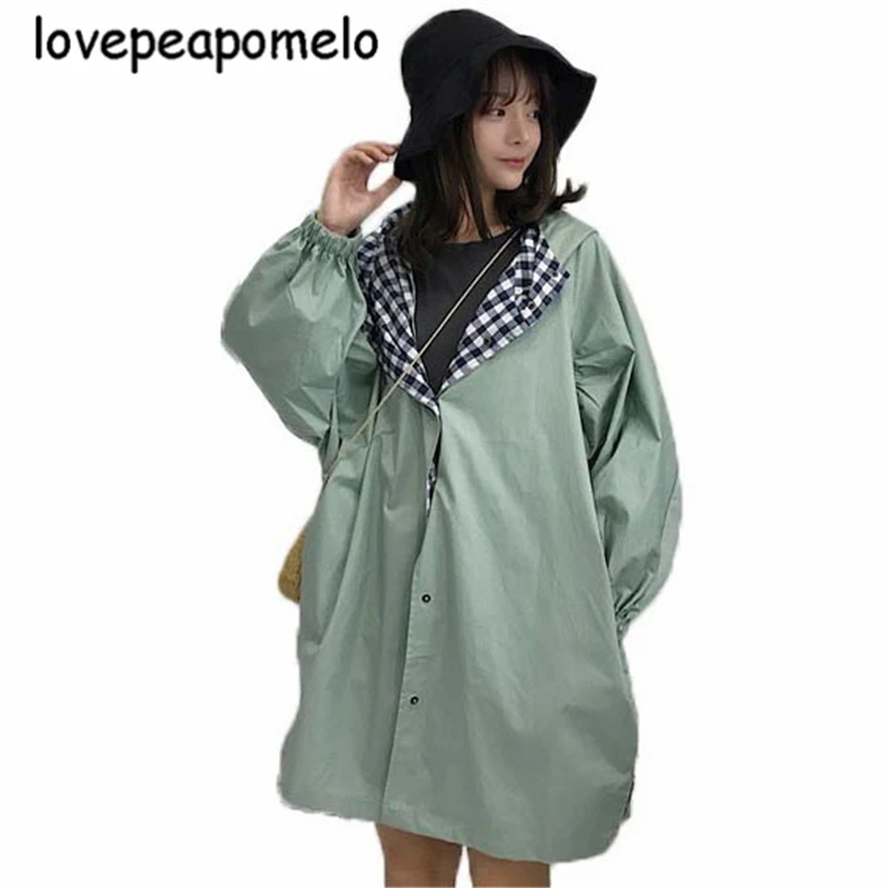 Spring Autumn Windbreaker Loose Women's Costumes Large Size Streetwear Women's Green Overcoat Big Size Batwing Sleeve Outwear353
Spring Autumn Windbreaker Loose Women's Costumes Large Size Streetwear Women's Green Overcoat Big Size Batwing Sleeve Outwear353