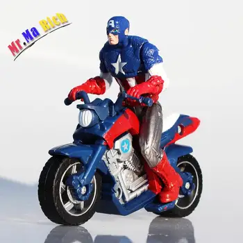 2015 Captain America Figure 10*10cm Super Hero The Captain Pvc Action Figure Riding Motorcycle Fashion Cool Kids Toys
2015 Captain America Figure 10*10cm Super Hero The Captain Pvc Action Figure Riding Motorcycle Fashion Cool Kids Toys