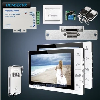 HOMSECUR TC021-S+TM901 9" Wired Hands-free Video Door Phone Intercom System+Dual-way Intercom 1C2M
HOMSECUR TC021-S+TM901 9" Wired Hands-free Video Door Phone Intercom System+Dual-way Intercom 1C2M