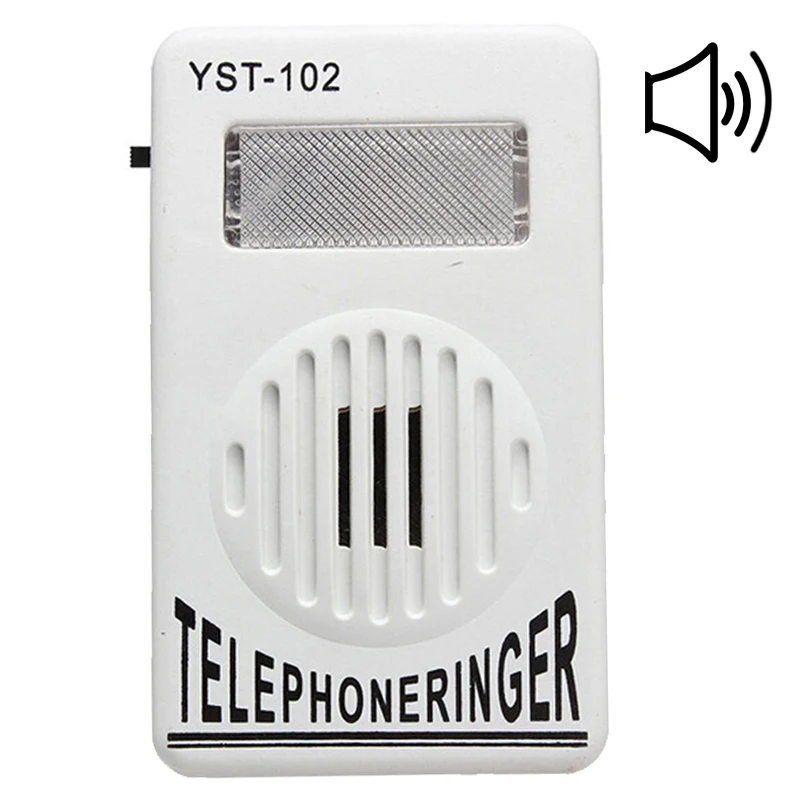 95dB Extra-Loud Telephone Phone Ring Ringing Amplifier Strobe Light Flasher Bell Ringer Sound Telephone Ringer
95dB Extra-Loud Telephone Phone Ring Ringing Amplifier Strobe Light Flasher Bell Ringer Sound Telephone Ringer