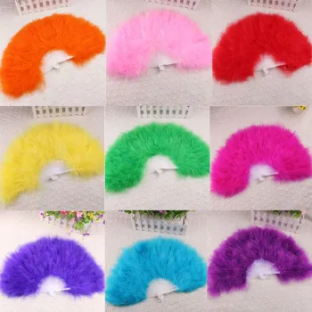 New Fluffy Handmade Chinese Folding Marabou Feather Hand Fan Dance Stage Performance Props Party Favor Wedding
New Fluffy Handmade Chinese Folding Marabou Feather Hand Fan Dance Stage Performance Props Party Favor Wedding