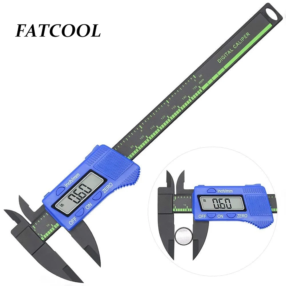 Precision Digital Caliper Large LCD Screen Plastic Electronic Vernier Caliper Measuring Tool 6 inch 0-150mm
Precision Digital Caliper Large LCD Screen Plastic Electronic Vernier Caliper Measuring Tool 6 inch 0-150mm