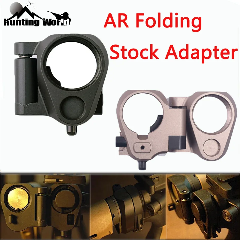 Tactical AR Folding Stock Adapter for Airsoft M16 M4 SR25 GBB AEG Hunting Rifle Airsoft Gear Parts
Tactical AR Folding Stock Adapter for Airsoft M16 M4 SR25 GBB AEG Hunting Rifle Airsoft Gear Parts