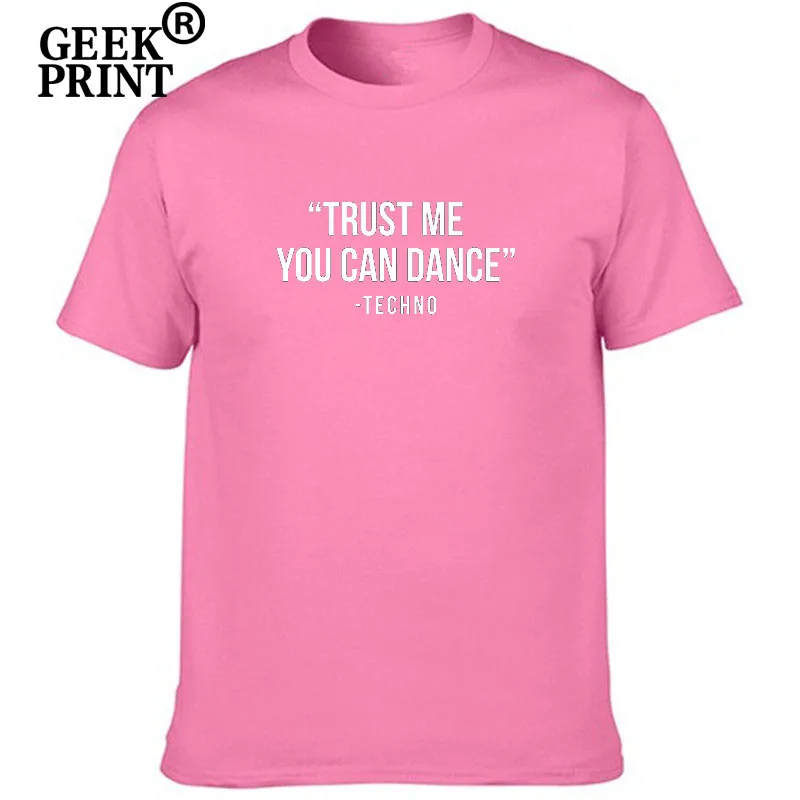 Женские топы с надписью TRUST ME YOU CAN DANCE Techno футболка принтом Music Lady Забавные