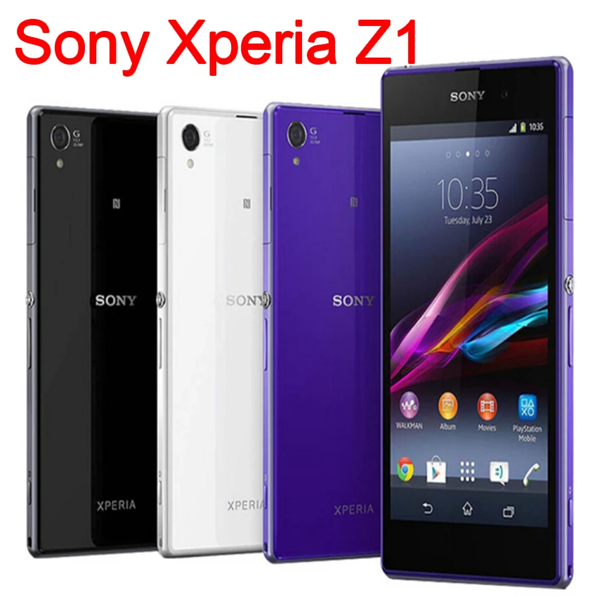 Original Unlocked Sony Xperia Z1 L39H C6903 3G Wifi GSM 20.7MP 2GB RAM 16GB ROM Mobile Phone Refurbished
Original Unlocked Sony Xperia Z1 L39H C6903 3G Wifi GSM 20.7MP 2GB RAM 16GB ROM Mobile Phone Refurbished