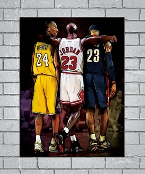 James Michael Jordan Kobe Bryant Great Star Light Canvas Custom Poster 24x36 27x40 inch Home Decor N756
James Michael Jordan Kobe Bryant Great Star Light Canvas Custom Poster 24x36 27x40 inch Home Decor N756