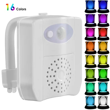 16 Colors LED UV Sterilization Toilet Light Color Changing Motion Sensor Activated Toilet Bowl Night Lamp with Scented Pieces
16 Colors LED UV Sterilization Toilet Light Color Changing Motion Sensor Activated Toilet Bowl Night Lamp with Scented Pieces