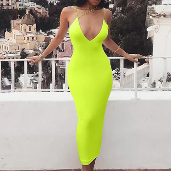 ArtSu Yellow Orange Sexy Summer Maxi Dress Women Spaghetti Strap Deep V Neck Tight Bodycon Dresses Backless Club Party Dress
ArtSu Yellow Orange Sexy Summer Maxi Dress Women Spaghetti Strap Deep V Neck Tight Bodycon Dresses Backless Club Party Dress
