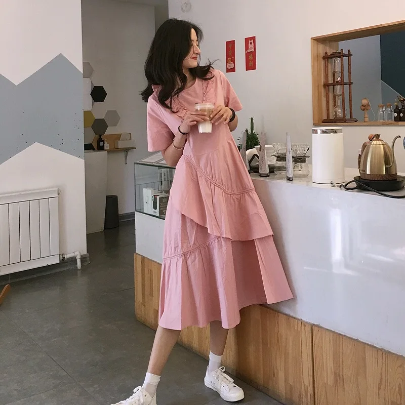 Elegant Lady Layers Ruffles Dress Princess Black Pink Summer Midi Dress Robe Femme Vestido Mujer Vestiti Donna
Elegant Lady Layers Ruffles Dress Princess Black Pink Summer Midi Dress Robe Femme Vestido Mujer Vestiti Donna