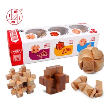 MITOYS 3PCS/Set 3D wooden puzzle for children adult puzzle wood iq puzzle brain teaser educational toys for children mind games
MITOYS 3PCS/Set 3D wooden puzzle for children adult puzzle wood iq puzzle brain teaser educational toys for children mind games