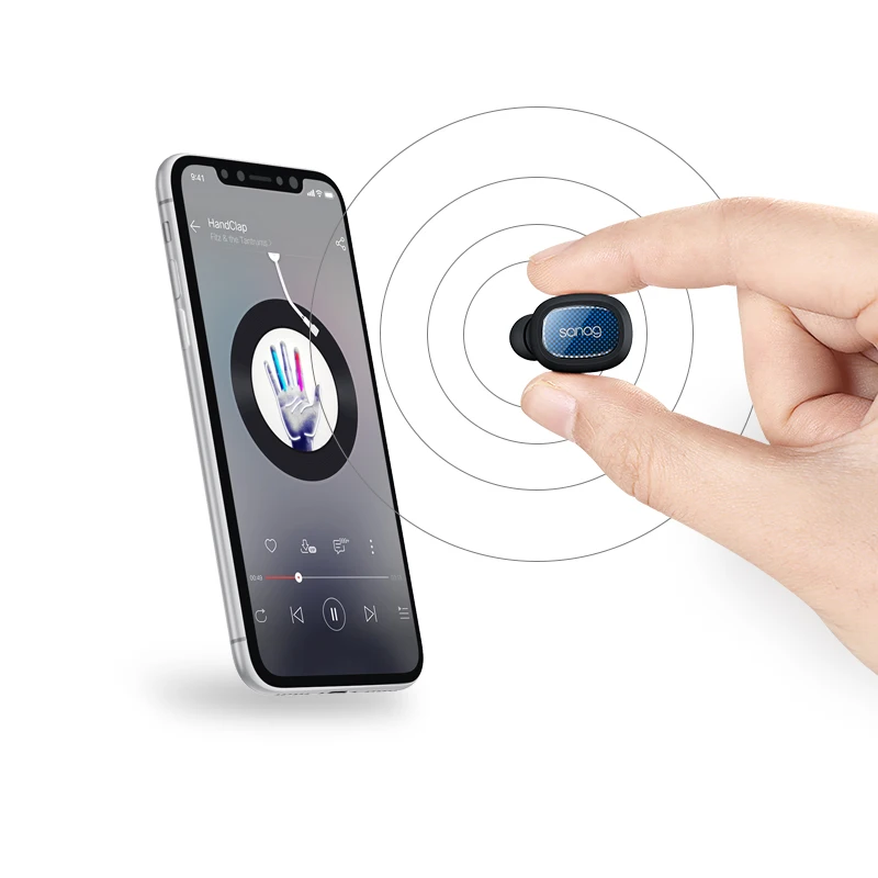 T3 Sanag Портативный бинауральные наушники Bluetooth Шум отмена Водонепроницаемый