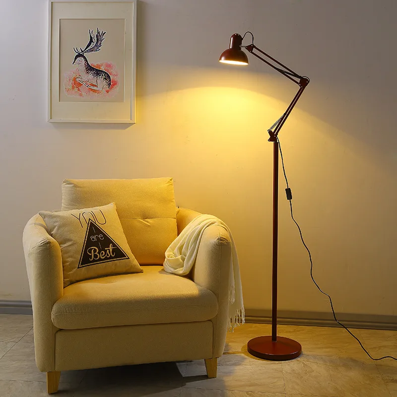 Colorful body Floor Lamp Arm Rotatable Living room Stand Lamp Bedside Floor Light Study Reading Lamp E27 bulb 110/220V
Colorful body Floor Lamp Arm Rotatable Living room Stand Lamp Bedside Floor Light Study Reading Lamp E27 bulb 110/220V