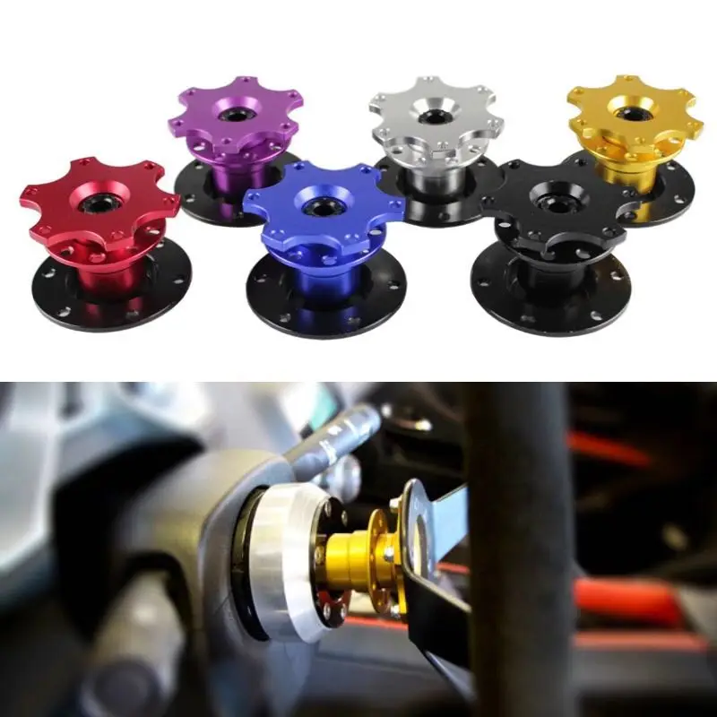 Universal 6 Hole Car Racing Aluminum Steering Wheel Quick Release Hub Adapter Snap Off Boss
Universal 6 Hole Car Racing Aluminum Steering Wheel Quick Release Hub Adapter Snap Off Boss