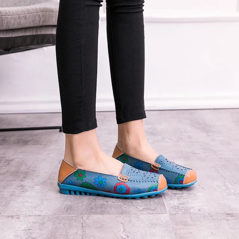2019 New Spring Women Flat Shoes Genuine Leather Slip On Ballet Flats Loafers Women Casual Shoes Hollow Moccasins Loafers Female
2019 New Spring Women Flat Shoes Genuine Leather Slip On Ballet Flats Loafers Women Casual Shoes Hollow Moccasins Loafers Female
