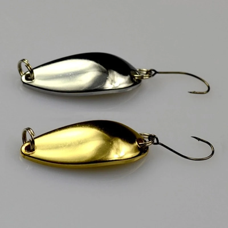 2pcs/lot 2.5g Metal Spinner Spoon Fishing Hook Pesca Wobblers Spinner Hard Baits Hook Treble jigging Fishhook Fishing Tackle
2pcs/lot 2.5g Metal Spinner Spoon Fishing Hook Pesca Wobblers Spinner Hard Baits Hook Treble jigging Fishhook Fishing Tackle
