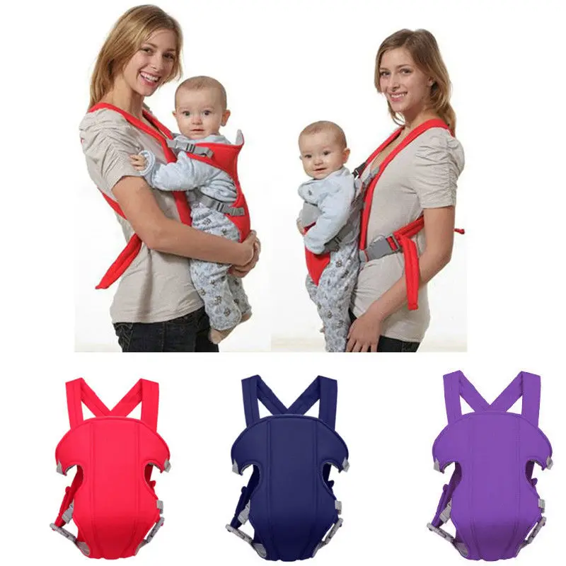 Фото Adjustable Baby Carrier Newborn Infant 3D Front-facing Breathable Wrap Backpack Soft Activity Gear |