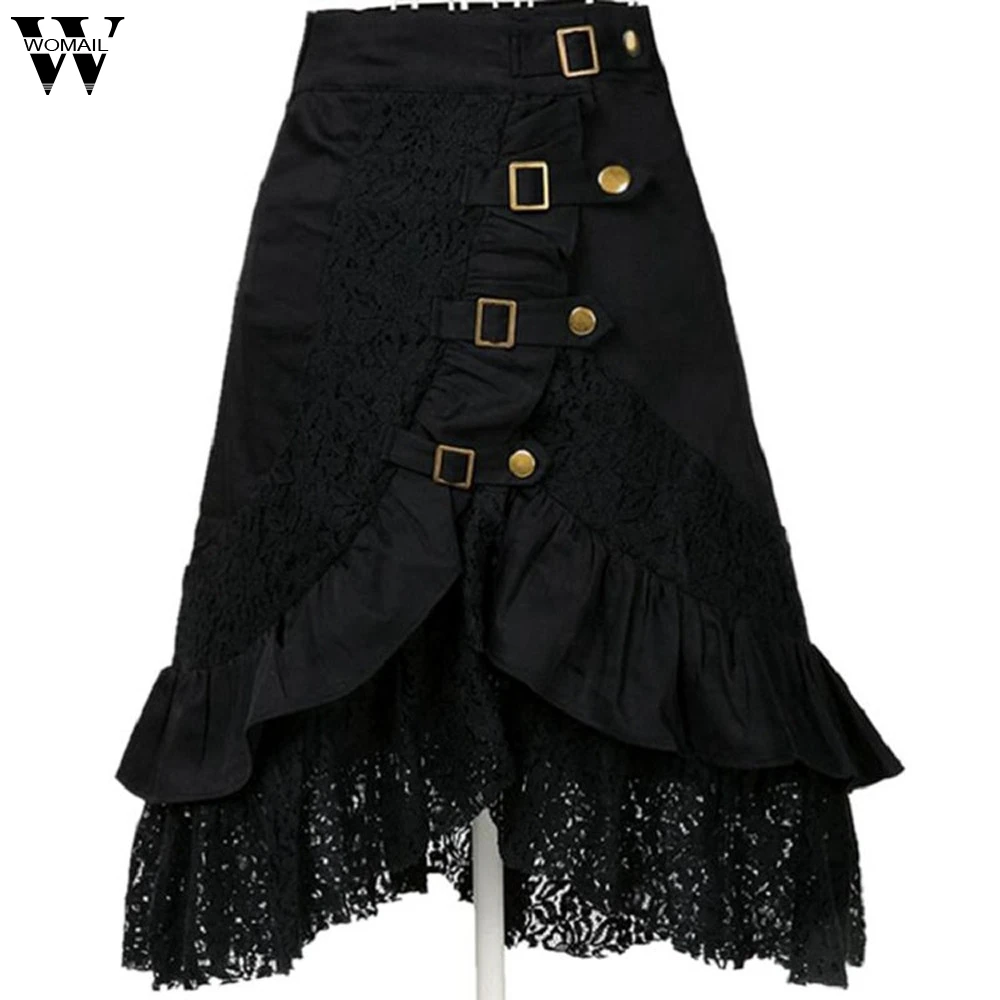 Womail Skirt Women's Steampunk Clothing Party Club Wear Punk Gothic Retro Black Lace Skirts 2019 Mar28 Dropship
Womail Skirt Women's Steampunk Clothing Party Club Wear Punk Gothic Retro Black Lace Skirts 2019 Mar28 Dropship