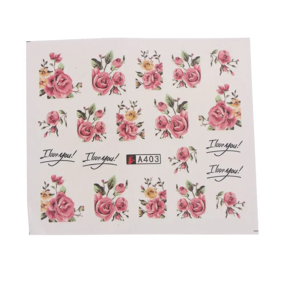 5 Sheets Nail Stickers Water Decal Transfer Stickers Pink Rose Flower Nail Tips Nail Art Tools Accessories Dropship Hot Sale
5 Sheets Nail Stickers Water Decal Transfer Stickers Pink Rose Flower Nail Tips Nail Art Tools Accessories Dropship Hot Sale